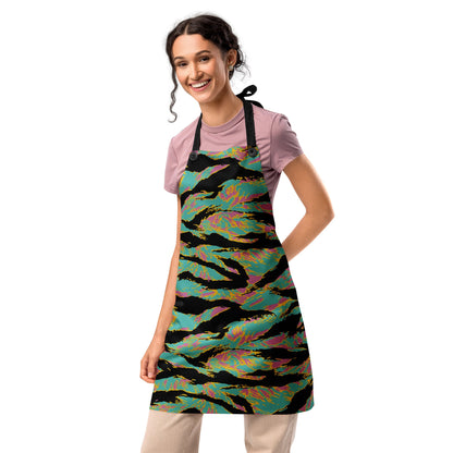 American Tiger Stripe Miami Sunset CAMO Apron