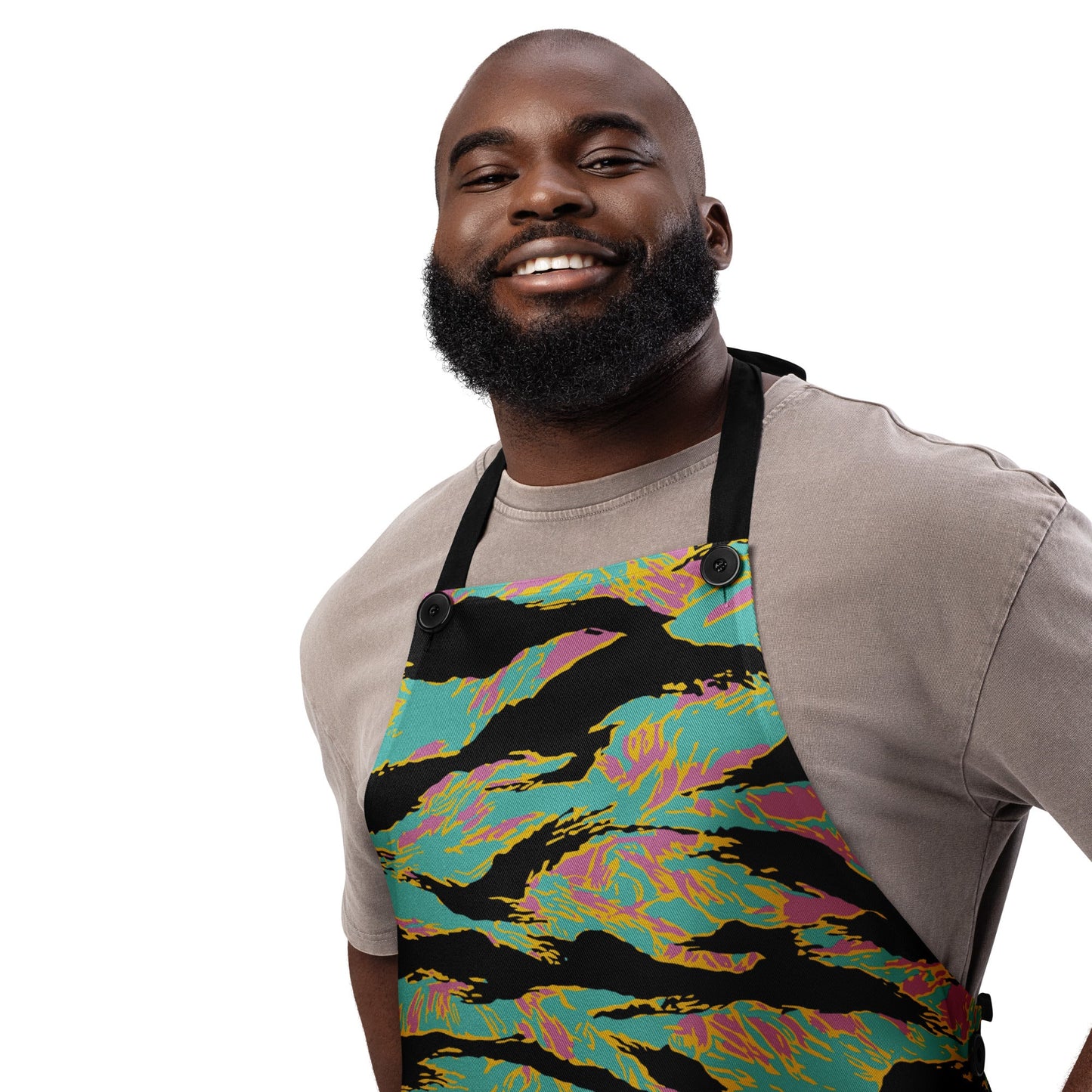 American Tiger Stripe Miami Sunset CAMO Apron