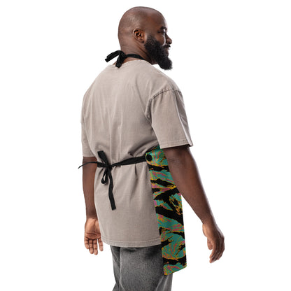 American Tiger Stripe Miami Sunset CAMO Apron