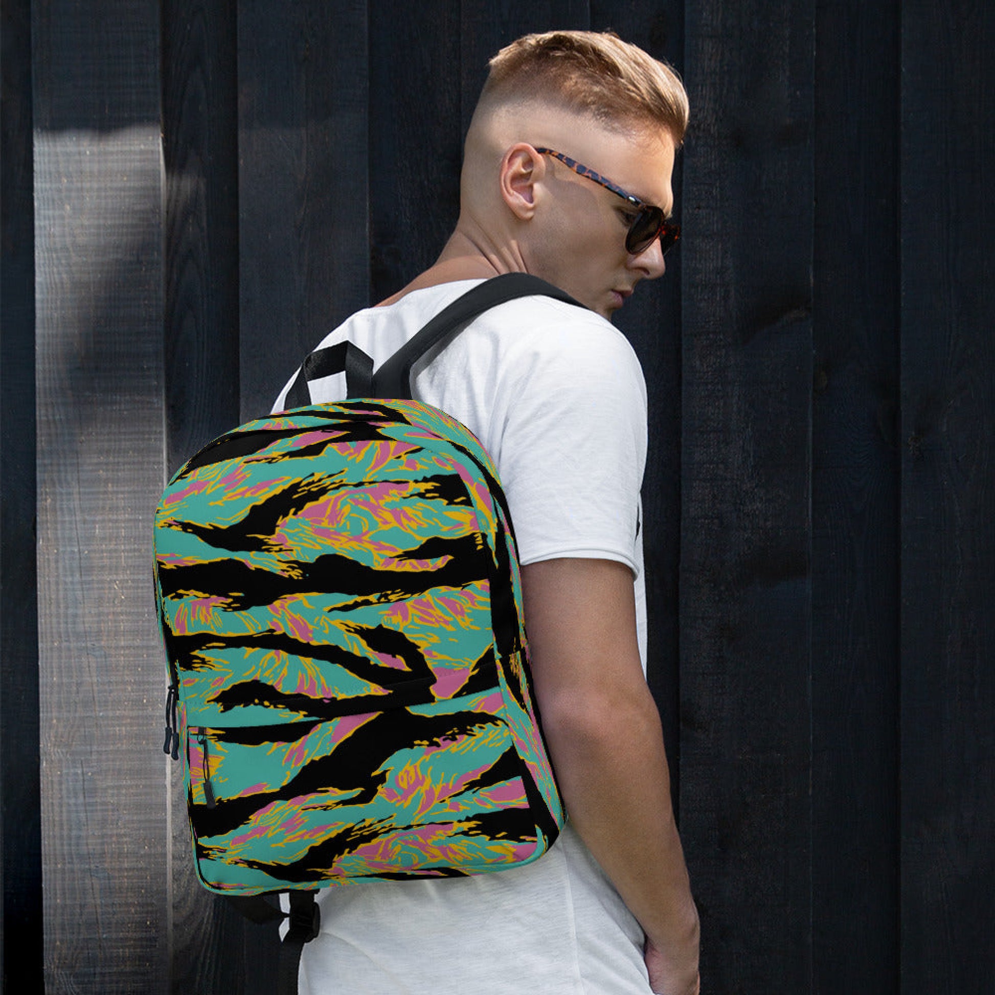 American Tiger Stripe Miami Sunset CAMO Backpack - Backpacks