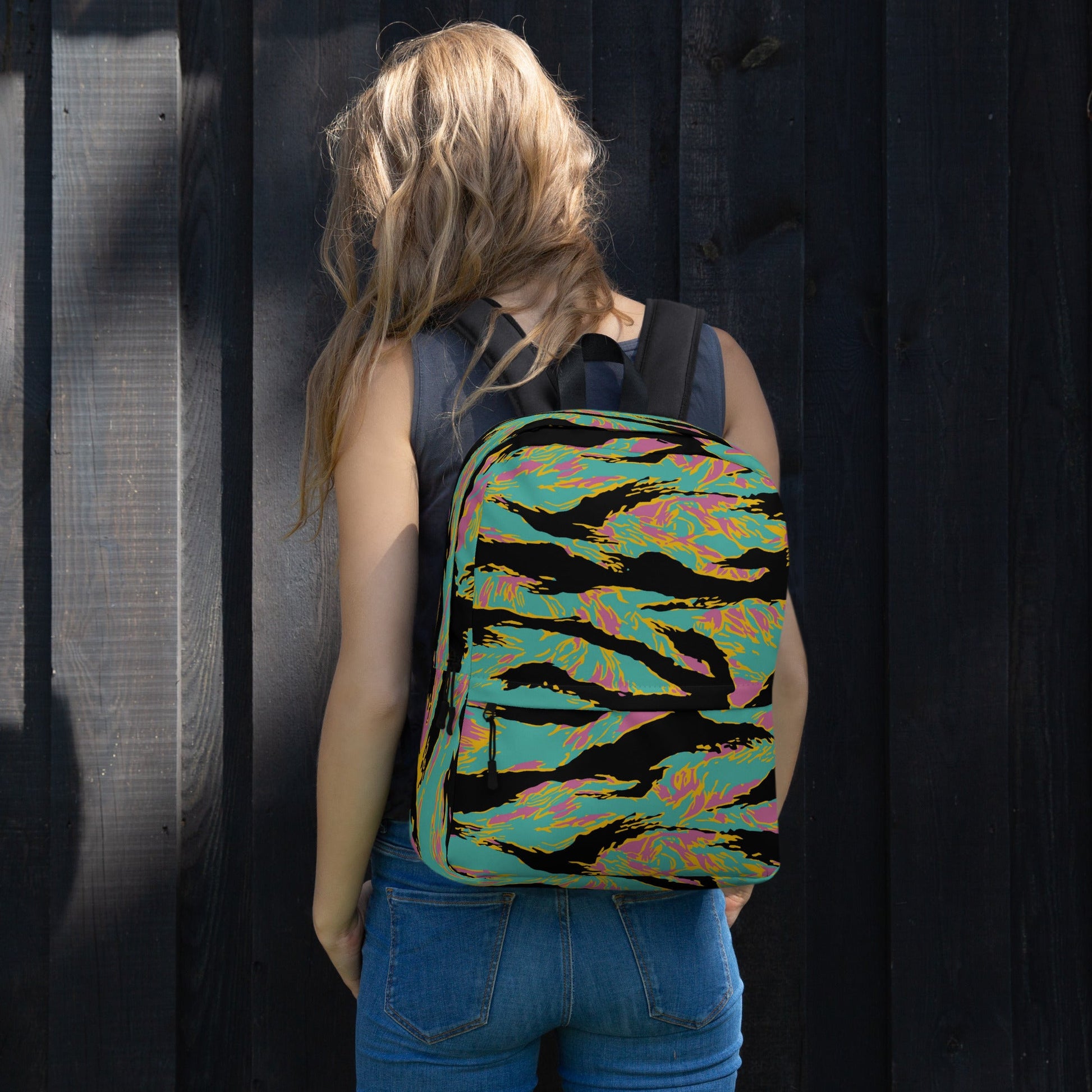 American Tiger Stripe Miami Sunset CAMO Backpack - Backpacks