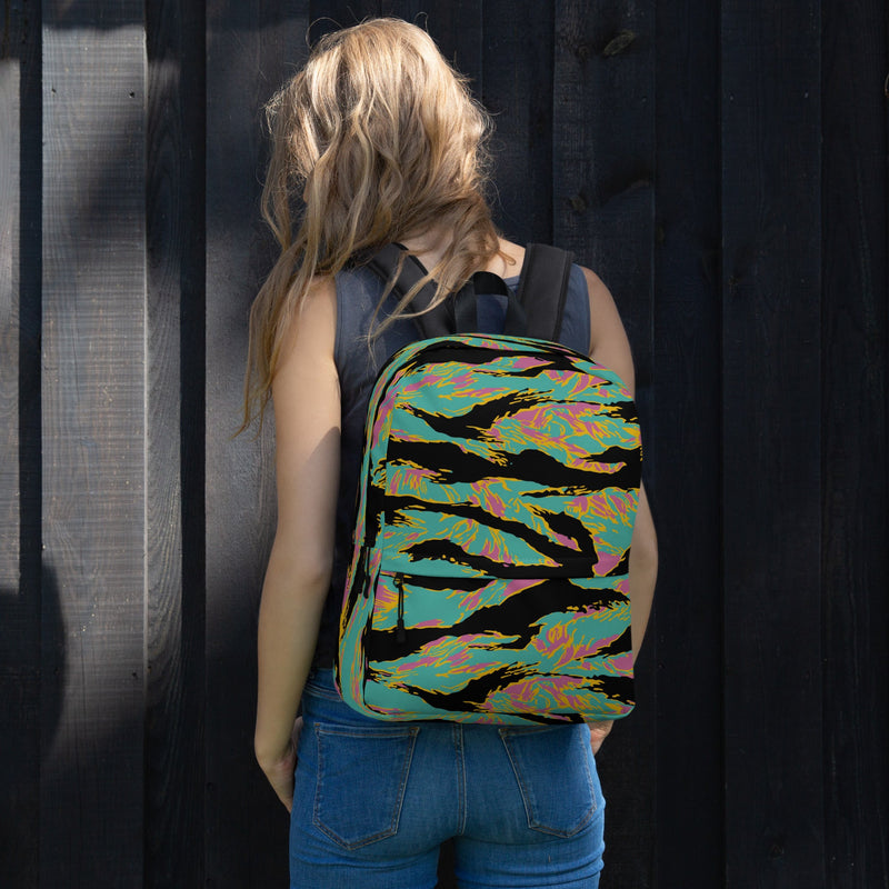 Tiger Stripe Miami Sunset CAMO Backpack