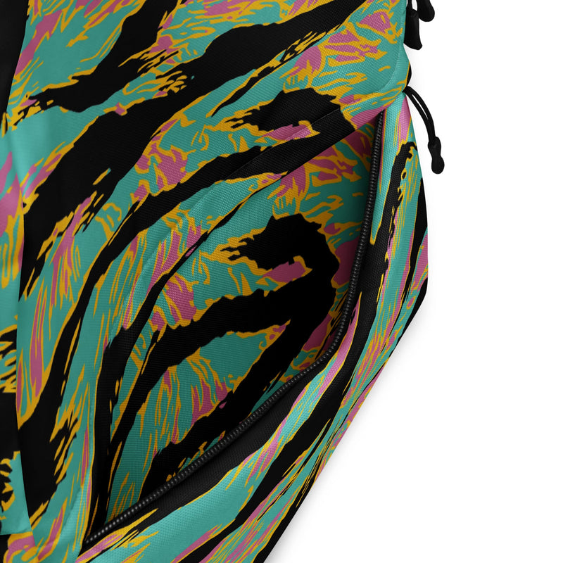 Tiger Stripe Miami Sunset CAMO Backpack