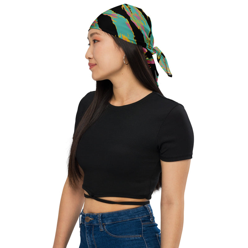 Tiger Stripe Miami Sunset CAMO Bandana