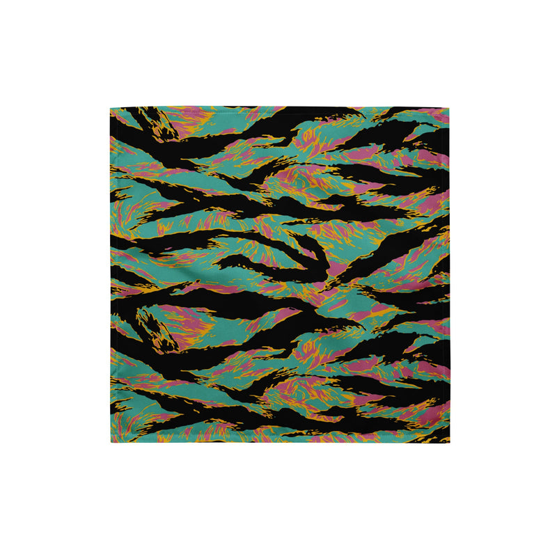 Tiger Stripe Miami Sunset CAMO Bandana - S