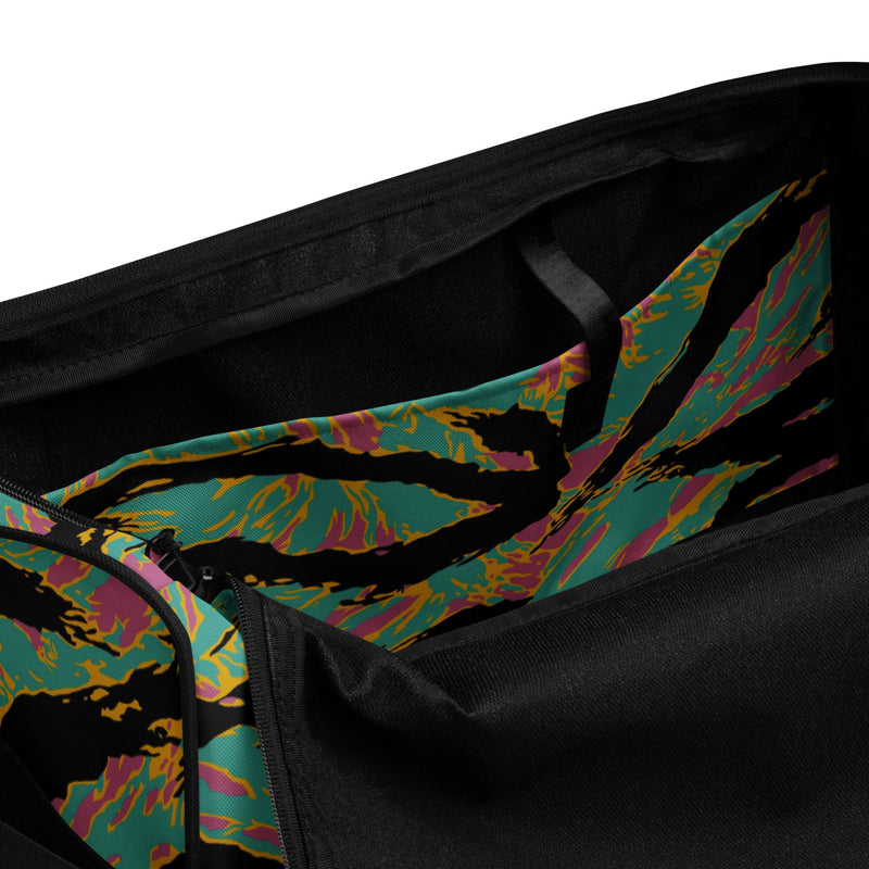 Tiger Stripe Miami Sunset CAMO Duffle Bag