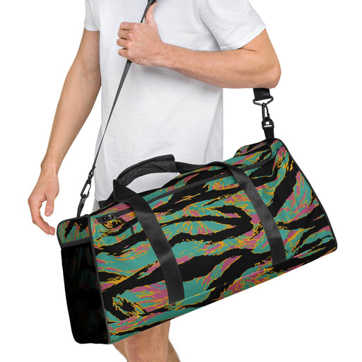 Tiger Stripe Miami Sunset CAMO Duffle Bag