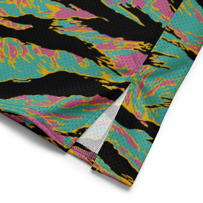 American Tiger Stripe Miami Sunset CAMO football jersey - Football Jersey