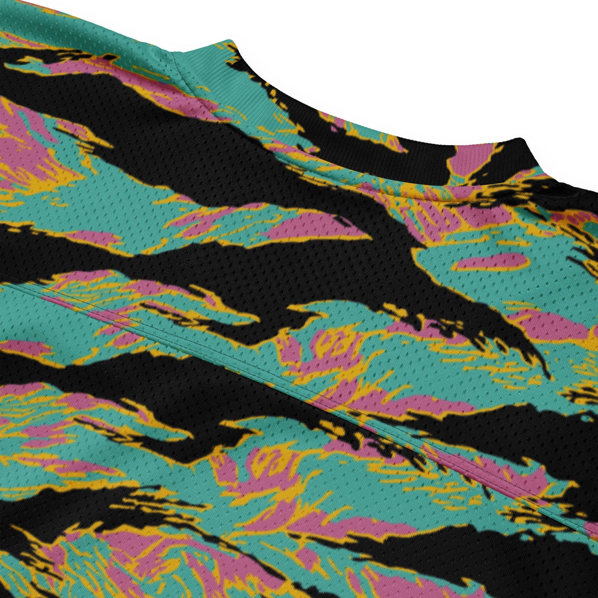 American Tiger Stripe Miami Sunset CAMO football jersey - Football Jersey