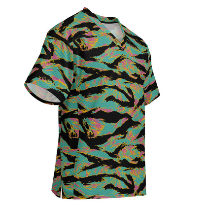 American Tiger Stripe Miami Sunset CAMO football jersey - Football Jersey