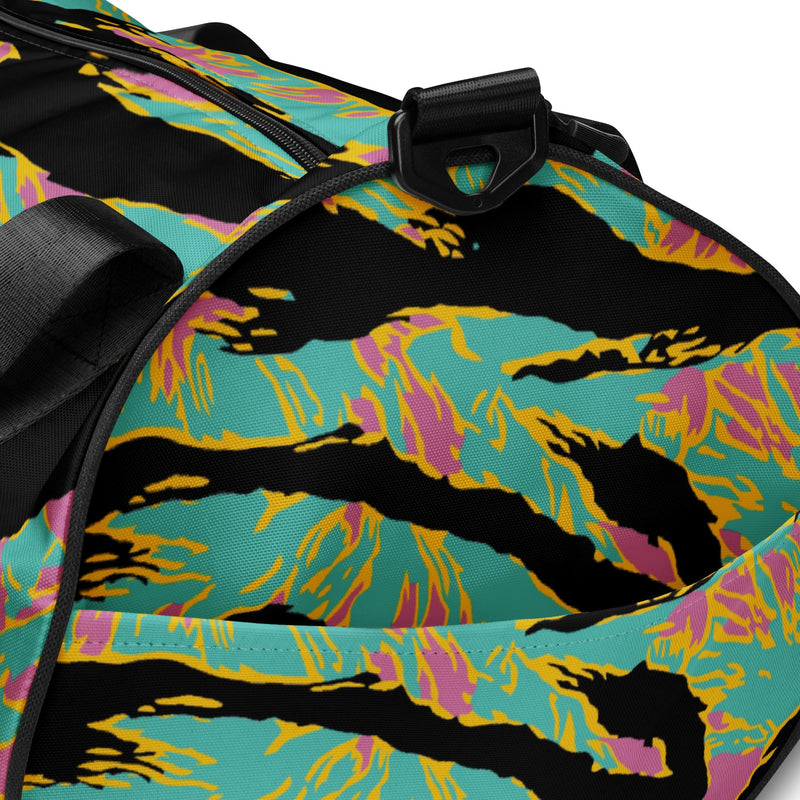Tiger Stripe Miami Sunset CAMO Gym Bag