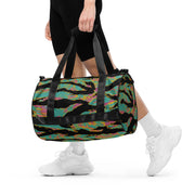 Tiger Stripe Miami Sunset CAMO Gym Bag