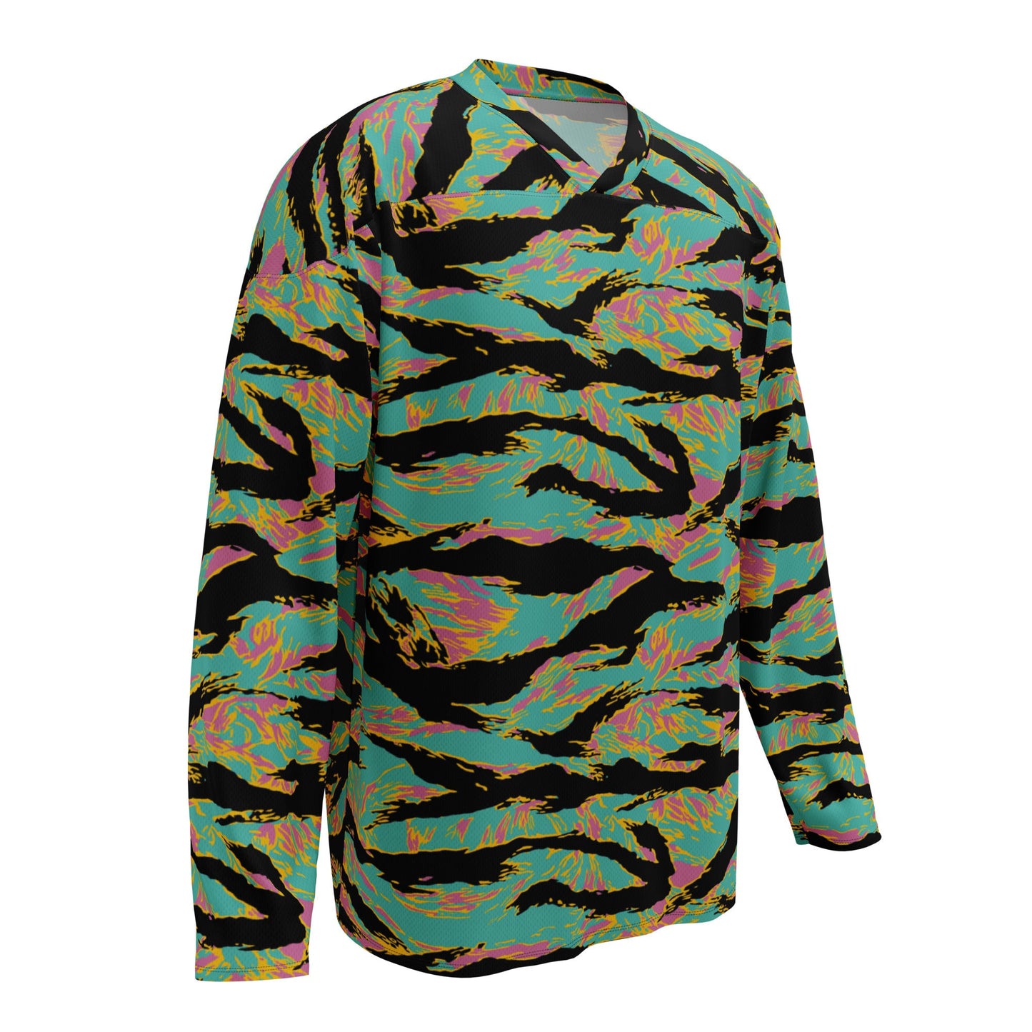 American Tiger Stripe Miami Sunset CAMO hockey fan jersey - Hockey Jerseys