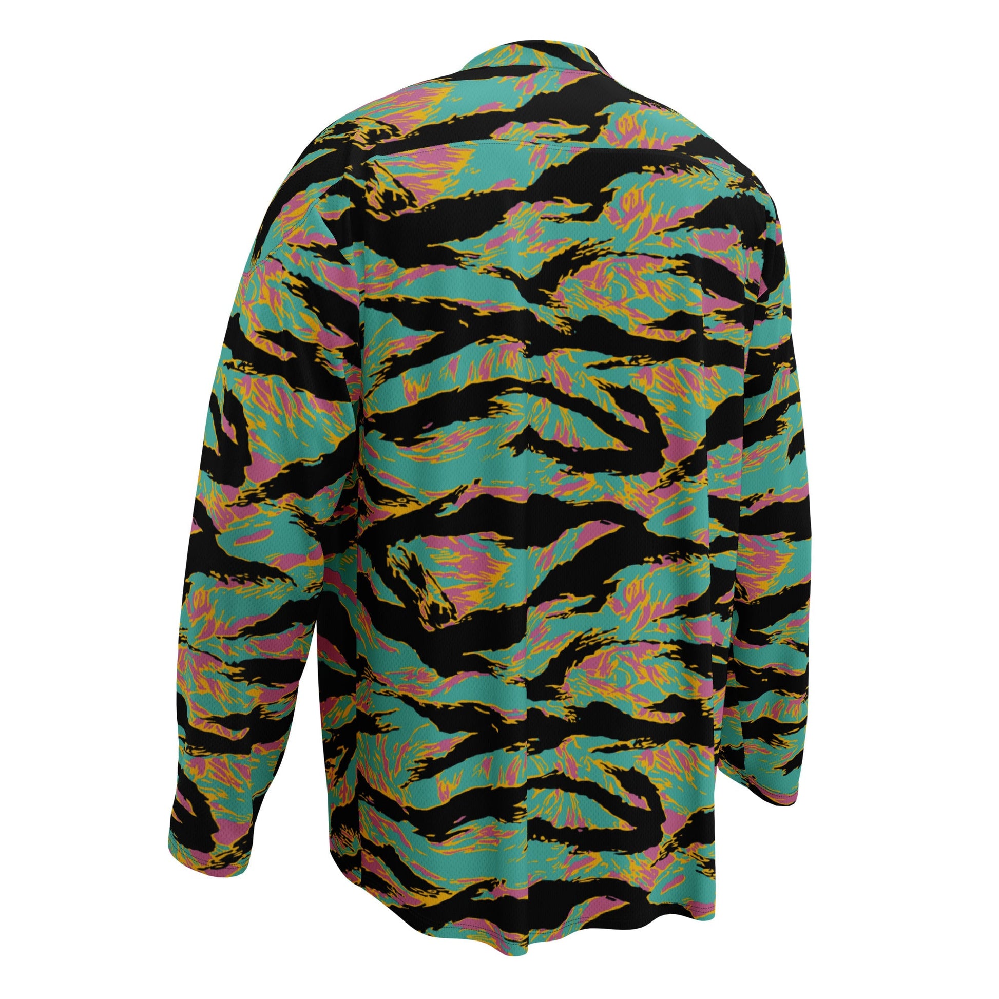 American Tiger Stripe Miami Sunset CAMO hockey fan jersey - Hockey Jerseys