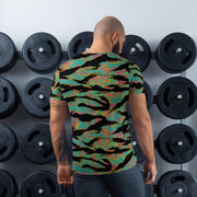 Tiger Stripe Miami Sunset CAMO Mens Athletic T-Shirt - Shirt