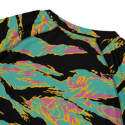Tiger Stripe Miami Sunset CAMO Mens Short-Sleeve Rash Guard - SS