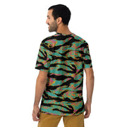 Tiger Stripe Miami Sunset CAMO Mens T-Shirt