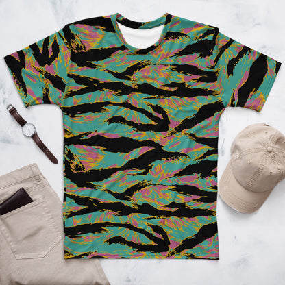 American Tiger Stripe Miami Sunset CAMO Mens t-shirt - XS - T-Shirts