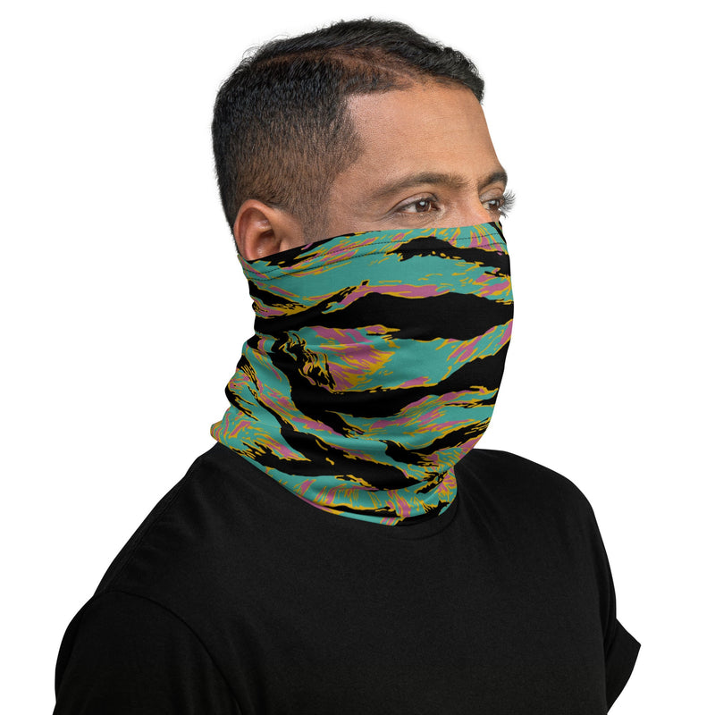 Tiger Stripe Miami Sunset CAMO Neck Gaiter - Gaiters