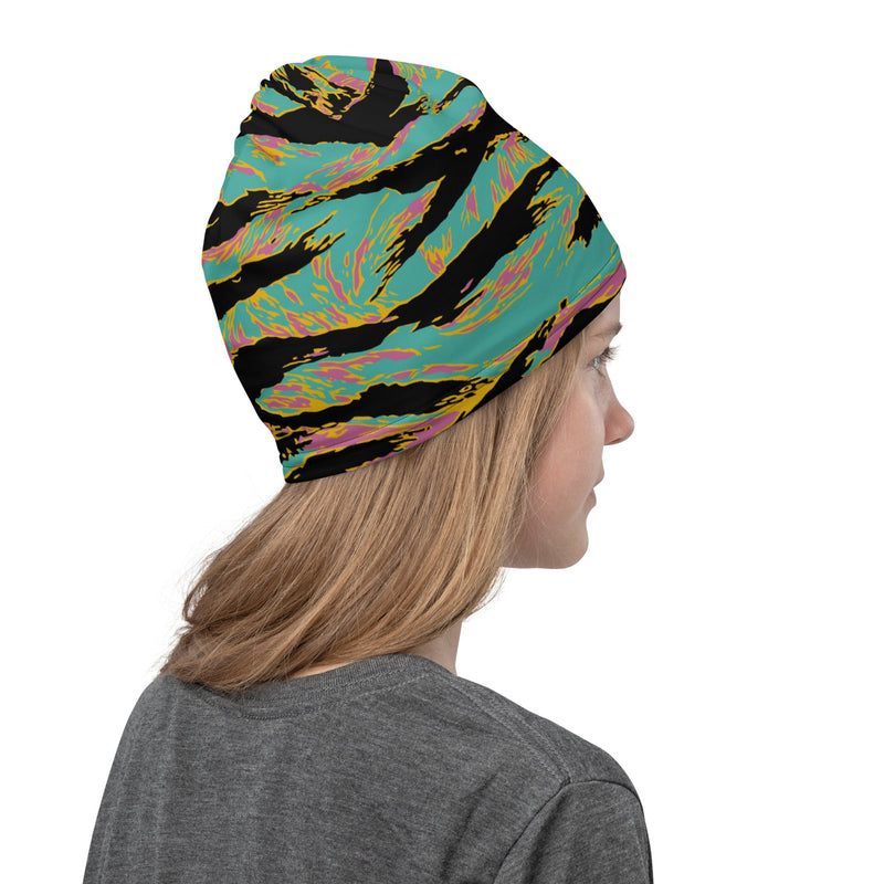 Tiger Stripe Miami Sunset CAMO Neck Gaiter - Gaiters