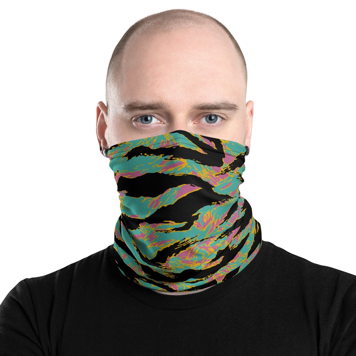 American Tiger Stripe Miami Sunset CAMO Neck Gaiter - Gaiters
