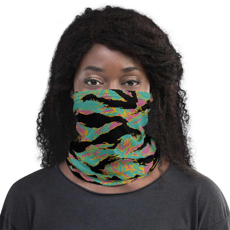 Tiger Stripe Miami Sunset CAMO Neck Gaiter - Gaiters