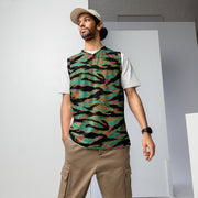 Tiger Stripe Miami Sunset CAMO Unisex Basketball Jersey - 2XS