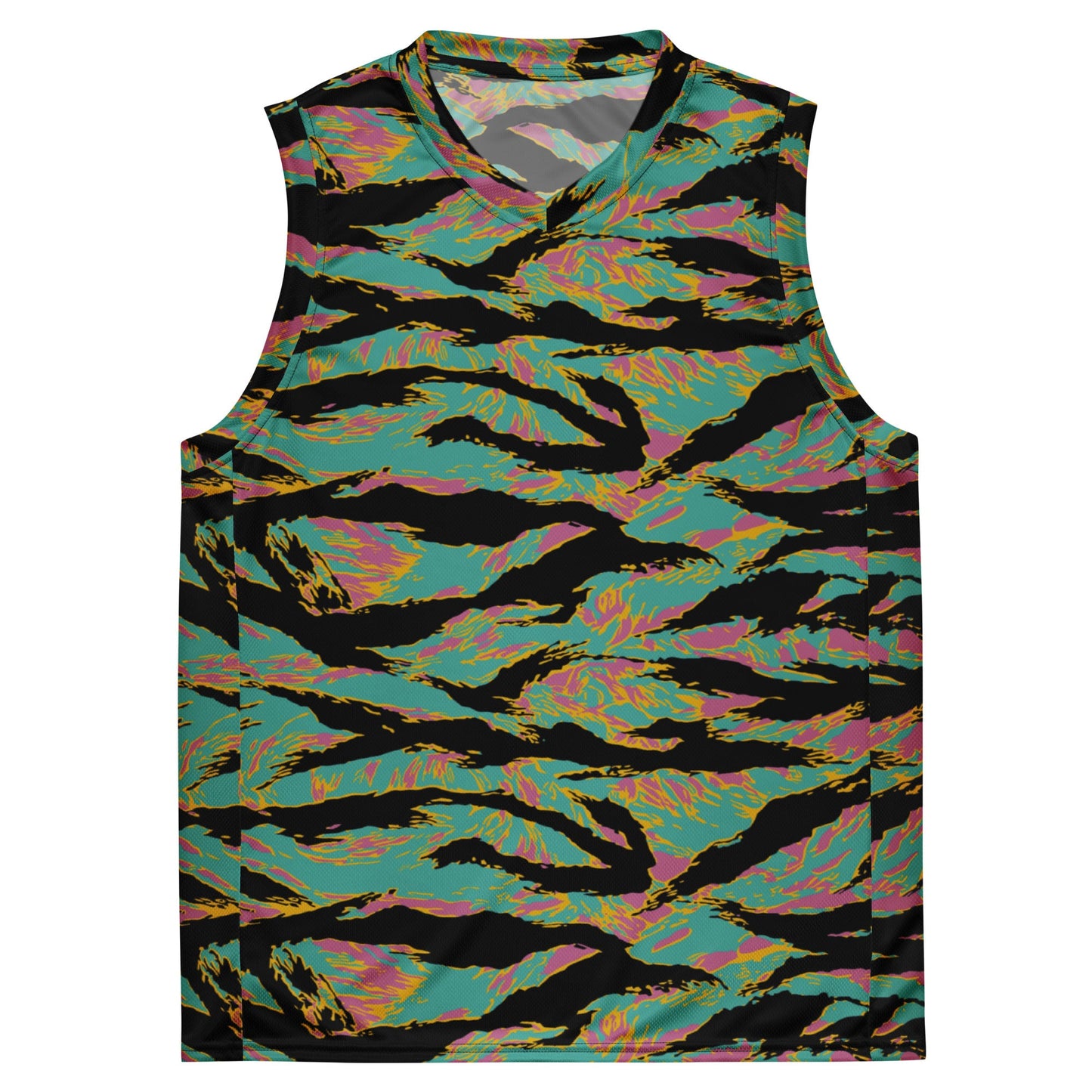 American Tiger Stripe Miami Sunset CAMO unisex basketball jersey - Basketball Jerseys
