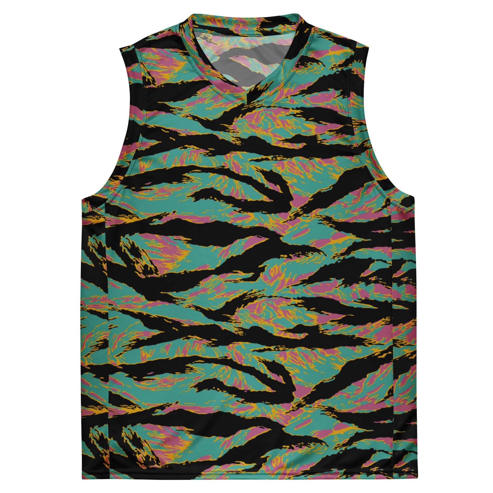 American Tiger Stripe Miami Sunset CAMO unisex basketball jersey - Basketball Jerseys