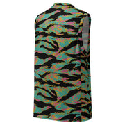 Tiger Stripe Miami Sunset CAMO Unisex Basketball Jersey