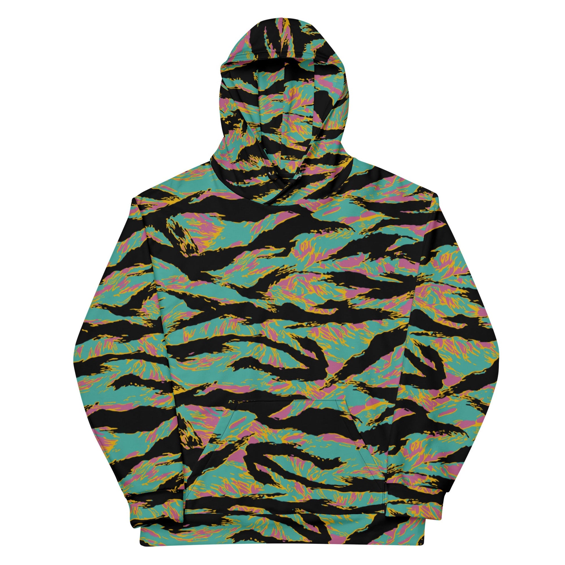American Tiger Stripe Miami Sunset CAMO Unisex Hoodie - Hoodies