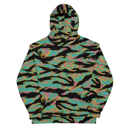 American Tiger Stripe Miami Sunset CAMO Unisex Hoodie - Hoodies