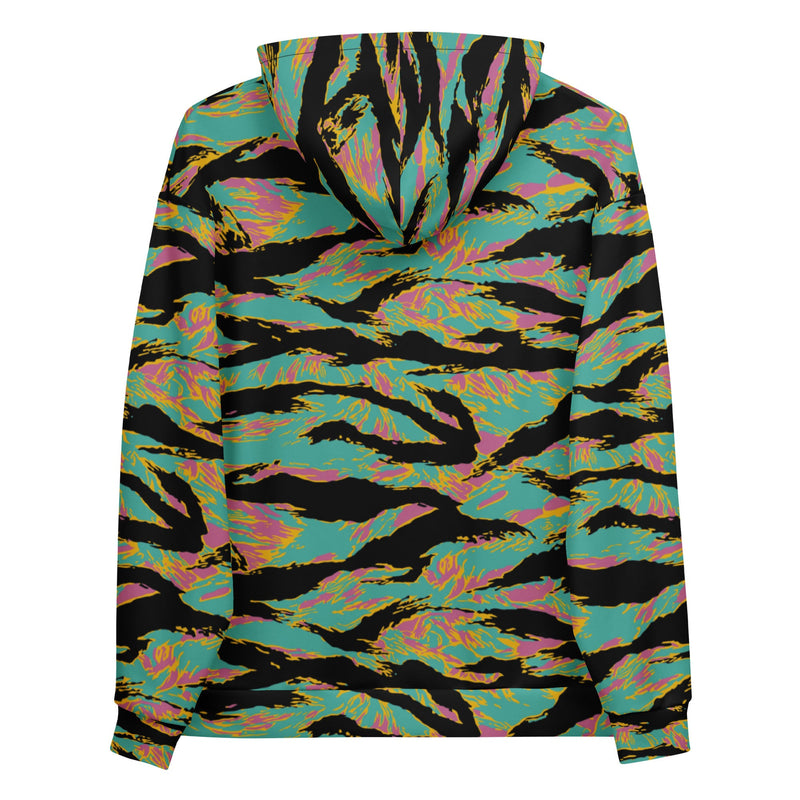 Tiger Stripe Miami Sunset CAMO Unisex Hoodie
