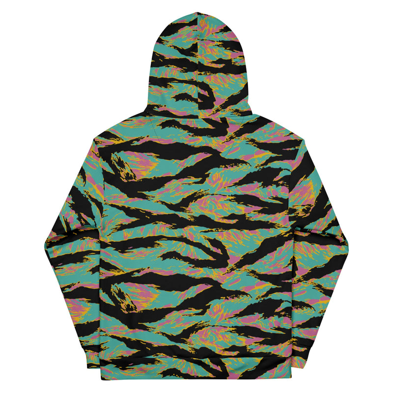 Tiger Stripe Miami Sunset CAMO Unisex Hoodie