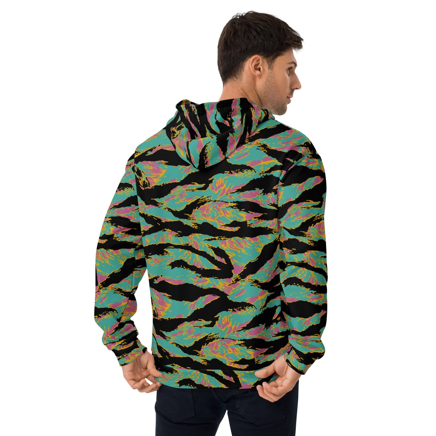 American Tiger Stripe Miami Sunset CAMO Unisex Hoodie - Hoodies