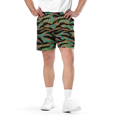 American Tiger Stripe Miami Sunset CAMO Unisex mesh shorts - Mesh Shorts