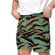 Tiger Stripe Miami Sunset CAMO Unisex Mesh Shorts