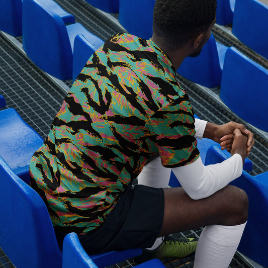 American Tiger Stripe Miami Sunset CAMO unisex sports jersey - Sports Jerseys