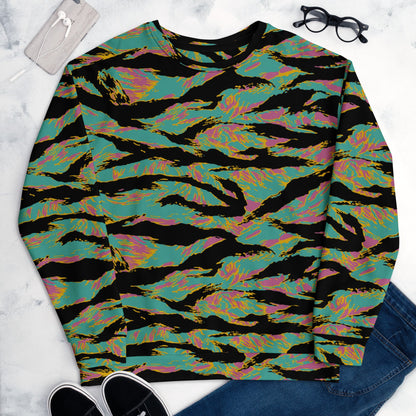 American Tiger Stripe Miami Sunset CAMO Unisex Sweatshirt - Sweatshirts