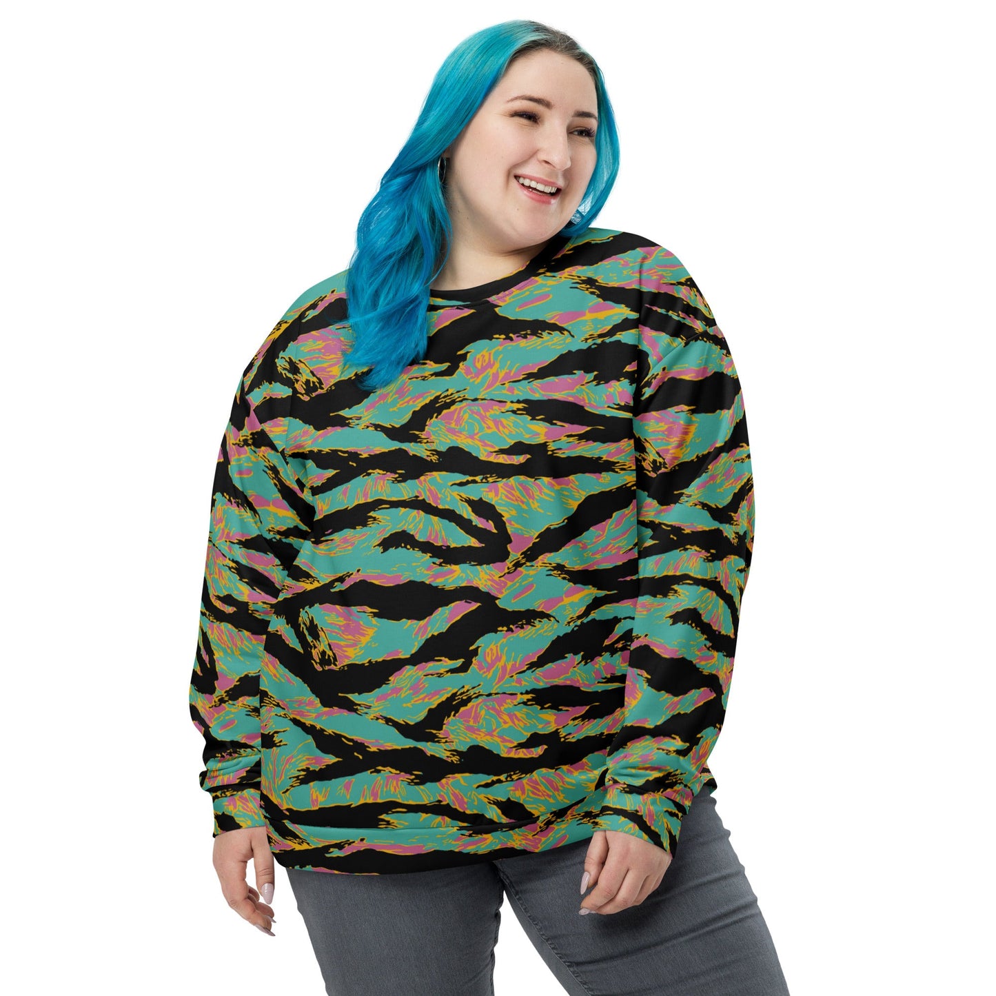 American Tiger Stripe Miami Sunset CAMO Unisex Sweatshirt - Sweatshirts