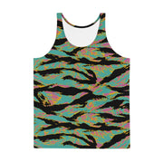 Tiger Stripe Miami Sunset CAMO Unisex Tank Top - Shirt