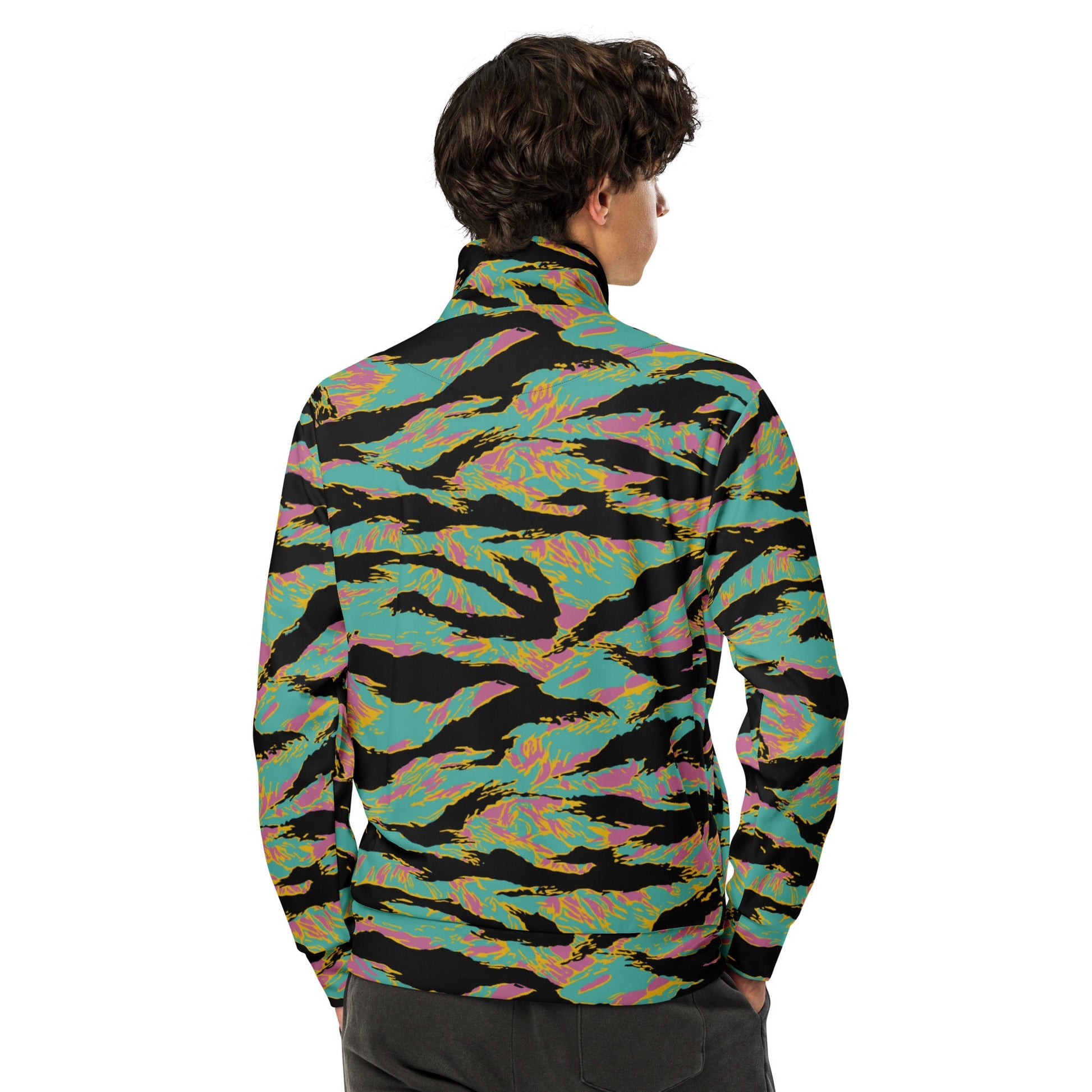 American Tiger Stripe Miami Sunset CAMO Unisex track jacket - Track Jackets
