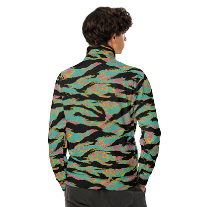 American Tiger Stripe Miami Sunset CAMO Unisex track jacket - Track Jackets