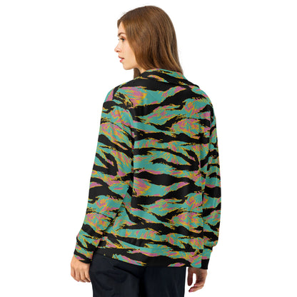 American Tiger Stripe Miami Sunset CAMO Unisex track jacket - Track Jackets