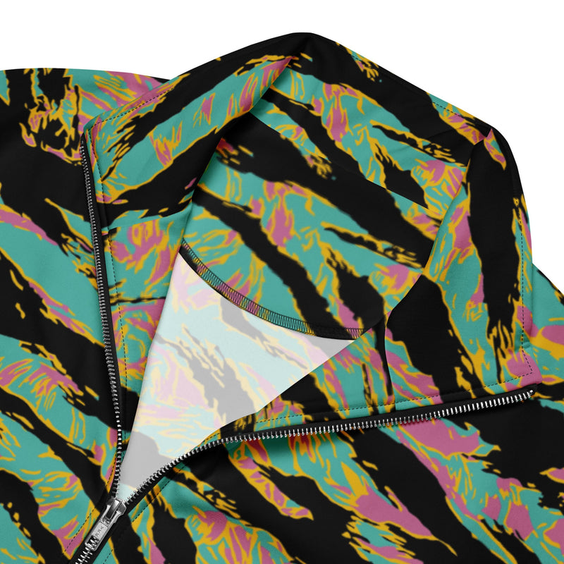 Tiger Stripe Miami Sunset CAMO Unisex Track Jacket