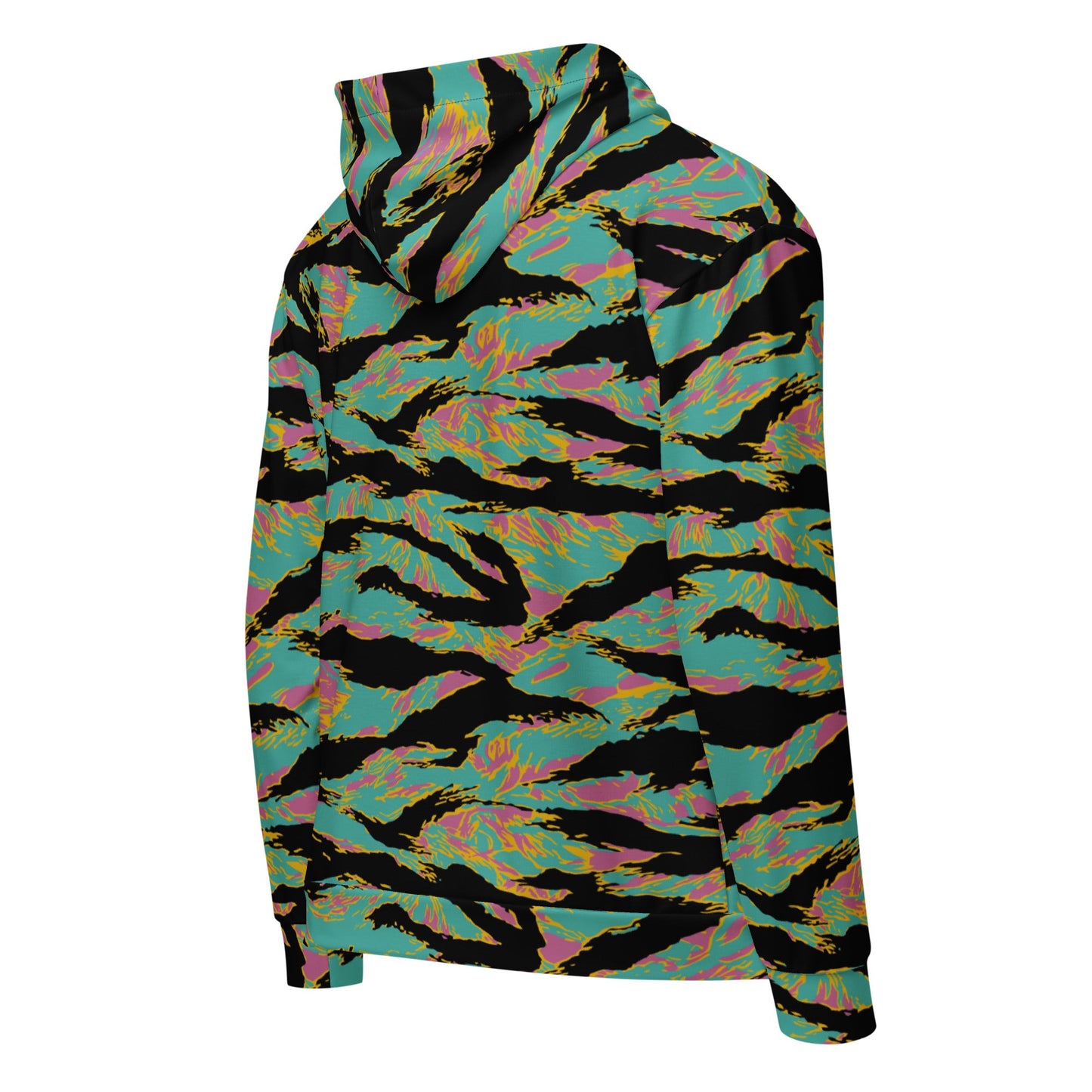 American Tiger Stripe Miami Sunset CAMO Unisex zip hoodie - Zip Hoodies
