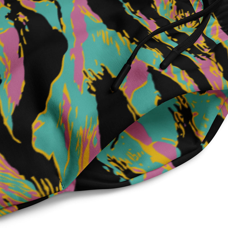 Tiger Stripe Miami Sunset CAMO Unisex Wide-Leg Joggers