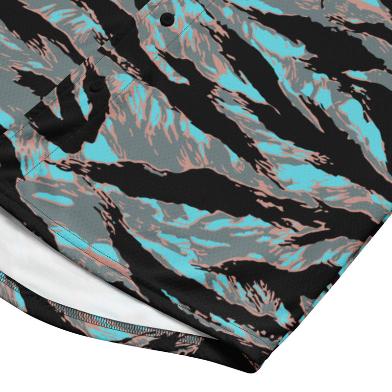 Tiger Stripe Miami Urban CAMO Unisex Baseball Jersey