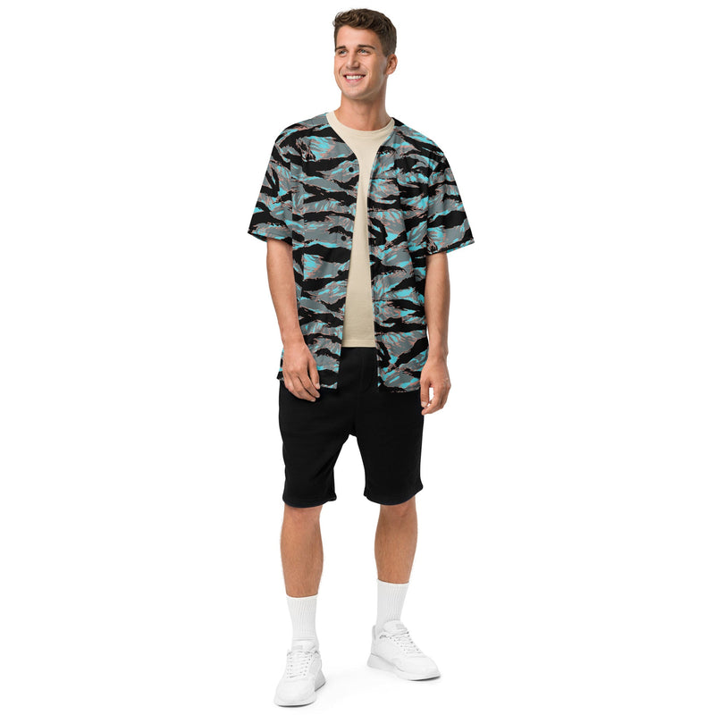 Tiger Stripe Miami Urban CAMO Unisex Baseball Jersey
