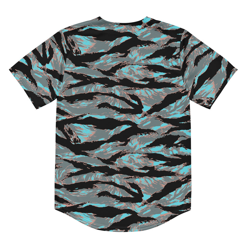 Tiger Stripe Miami Urban CAMO Unisex Baseball Jersey